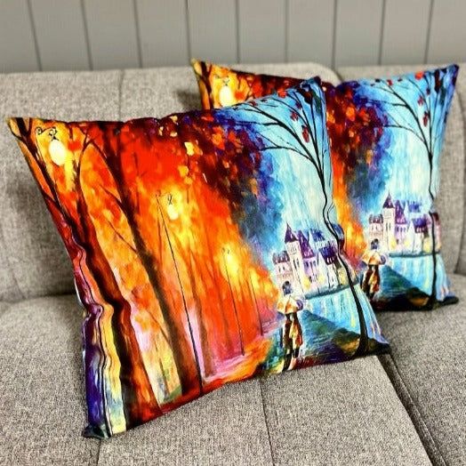 Makeover and refresh your rooms with just a single touch. Start with these decorative cushion cover cases. These unique designs match well with various colour palettes of your sofa, couch, bed, bedding, rugs, curtains, car seating and all other decor accessories. Very durable and environmentally friendly, no dye substance harming the health of you and your family. Colours won\'t fade thanks to new digital printing methods. A perfect gift idea for your beloved ones with many surprising designs. Ei