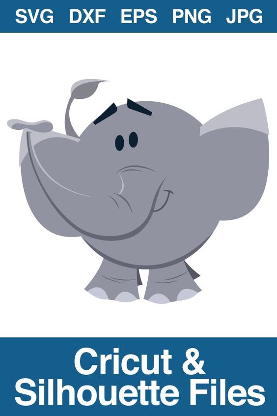 Download Elephant Cricut & Silhouette Files