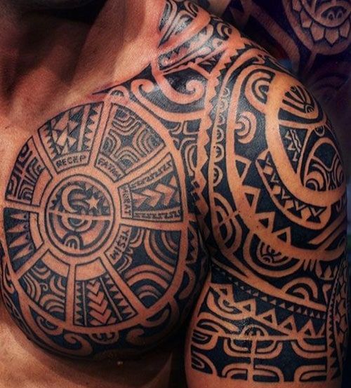 Mens Chest Tattoo Ideas With Filipino Tribal Design Filipinotattoostribal Tribal Chest Tattoos Filipino Tribal Filipino Tribal Tattoos