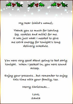 Free Printable Christmas Project Thank You Card From Santa Designed To Match Ou Christmas Lettering Christmas Letter From Santa Free Christmas Printables