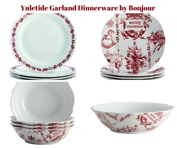 Yuletide Garland Dinnerware by Bonjour