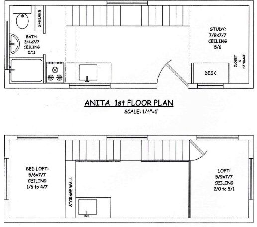 tiny house on wheels - initial layout of the interior floor plan tiny house on wheels - initial layout of the interior floor plan