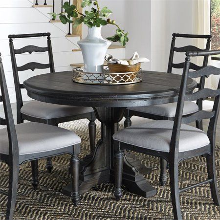 Pin By On Camper Ideas Round Dining Room Table Black Black Round Dining Table, Black Round Dining Room Table