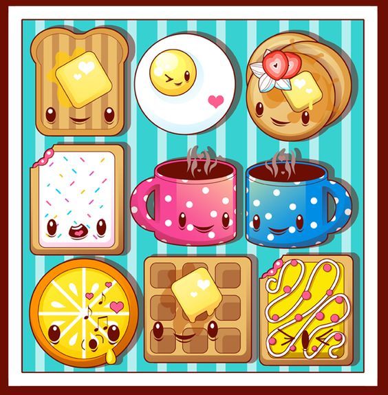 Breakfast Dibujos Kawaii Dibujos Bonitos Y Kawaii