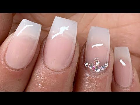 Tecnica Baby Boomer Con Tip Rapido Y Facil Youtube Manicure Nail Art Nails