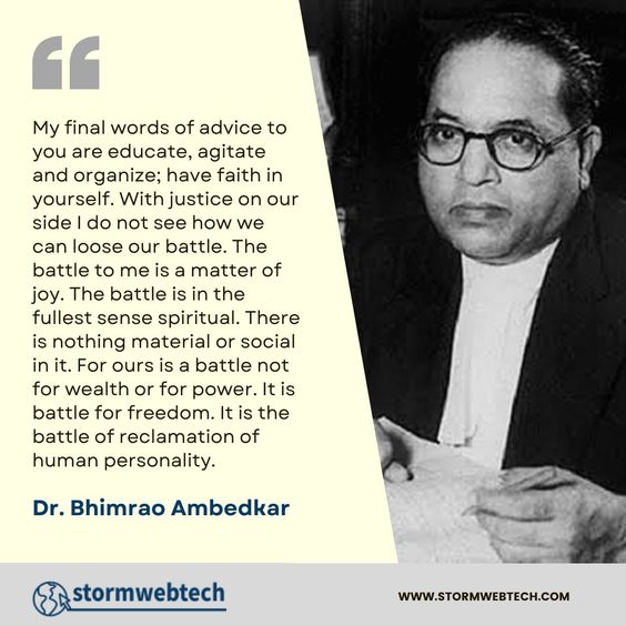 Dr. Bhimrao Ambedkar quotes in english, Dr. Bhimrao Ambedkar jayanti quotes, Powerful Ambedkar quotes, Babasaheb BR Ambedkar slogan in English, Babasaheb Ambedkar thoughts in english