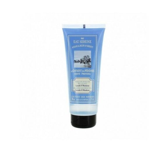 Product Description Le Couvent Des Minimes Relaxing Shower Veil Lavender & Mandarine 6.7 oz NEW A relaxing Shower Gel with a soothing Lavender & Mandarine scent for a soft and invigorated skin, thanks to its vegetable cleansing base. Inspired by the tranquil waters of a lake in Mane, where cloudless horizon invites meditation, the Botanical Cologne of Serenity Relaxing Shower Gel gently cleanses the skin. Thanks to its Original Recipe combining relax