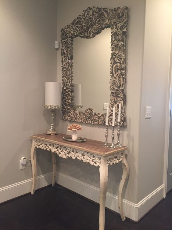 The Coolest Console Tables Designs Of Moment Decoración De Vestíbulo Hogar Interiores Casa The Coolest Console Tables Designs Of, Console Table With Mirror Designs