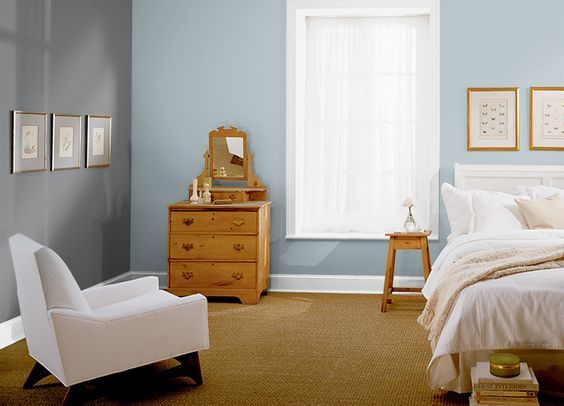 Half Sea Fog Paint Color This Is The Project I Created On Behr Com I Used These Colors Dark Ash 770f 5 Half Sea Fog N470 3 Home Remodel Bedroom Room Colors