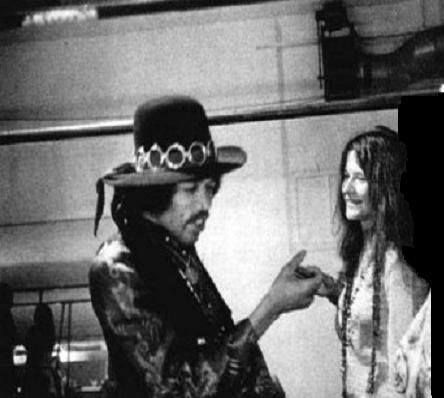 Jimi Hendrix and Janis Joplin | Janis joplin, Jimi hendrix, Joplin