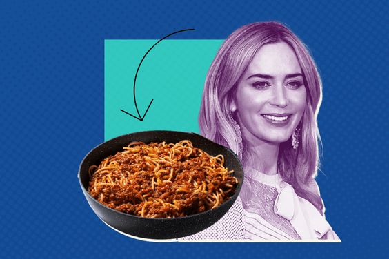 Emily Blunt\'s Turkey Bolognese Has a Secret Ingredient That Even Impressed Ina Garten