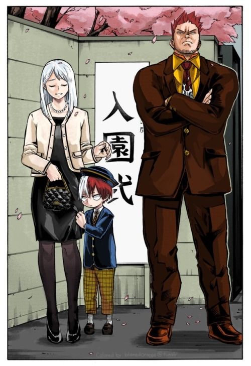 Rei, Shoto and Enji Todoroki (With images) | My hero, My hero Academia