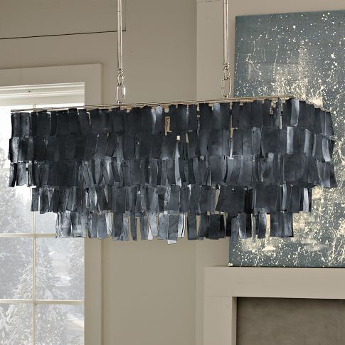West Elm Capiz Pendant 259 S Chandelier Capiz S Chandelier, West Elm Capiz Chandelier Gray