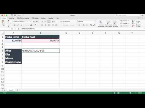 Como Calcular Años Meses Y Días Entre Dos Fechas En Excel Youtube Y Words Words Excel