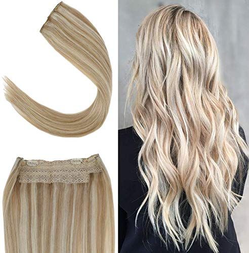 Buy Youngsee 20inch Invisible Wire Secret Halo Blonde Hair