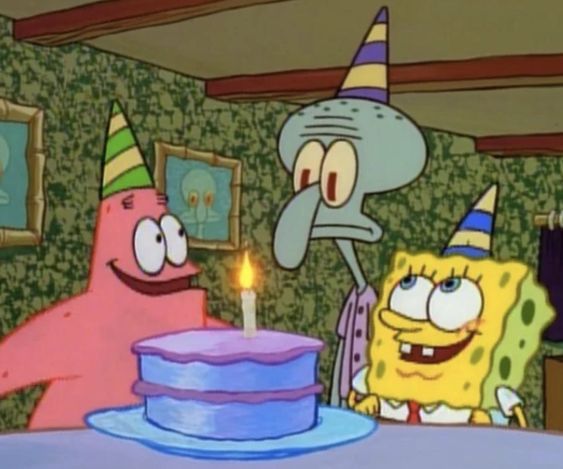 When he summed up the awkwardness of just standing there while everyone sings happy birthday to you.