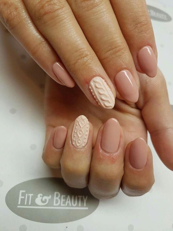 hiver ou modèles de clou de chandail, vous pouvez comprendre yuy #winternails