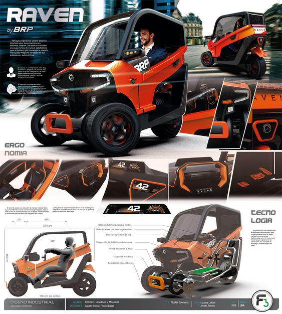 RAVEN | UNIPERSONAL ELECTRIC VEHICLE / CONCEPT on Behance