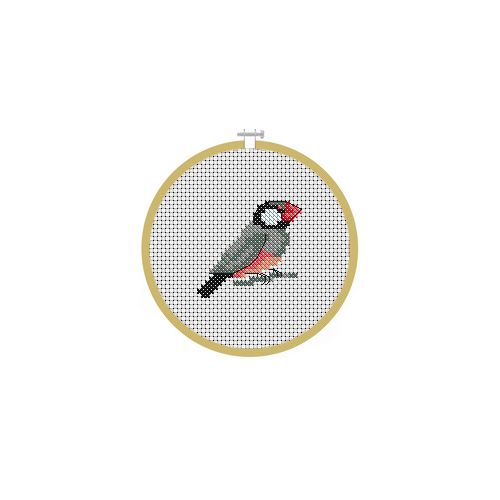 Machine Embroidery Design Simple Sparrow