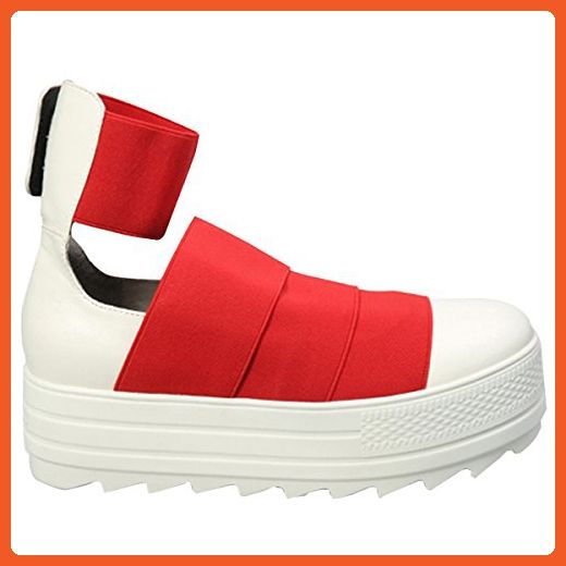 FESSURA Womens Mummy Shoes Croc Band Red FESSURA Womens Mummy Shoes Croc Band Red