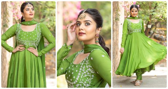Sreemukhi: అమేజింగ్ శ్రీముఖి.. గ్రీన్ డ్రెస్\u200cలో కేక పెట్టిస్తుందిగా..! | The News Qube