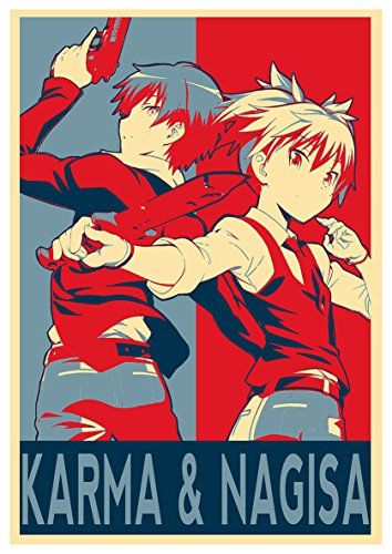 Poster Assassination Classroom"Propaganda" Karma & Nagisa... https://www.amazon.es/dp/B079T6X7VR/ref=cm_sw_r_pi_dp_U_x_GREmCb8PJV2NN