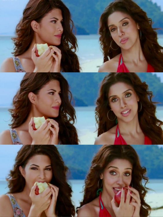 Jacqueline Fernandez & Asin Thottumkal in Housefull 2