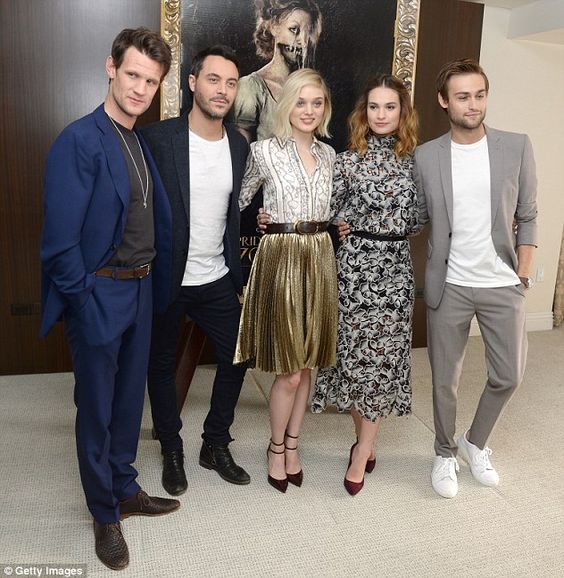 Bella Heathcote attends Pride and Prejudice and Zombies photocall with all-star cast