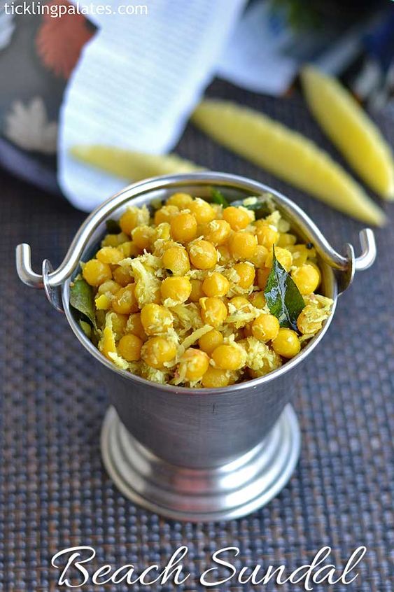 Thenga Manga Pattani Sundal recipe with step by step pictures. An authentic beach sundal recipe sold in Marina Beach that is much loved by kids and adults.
