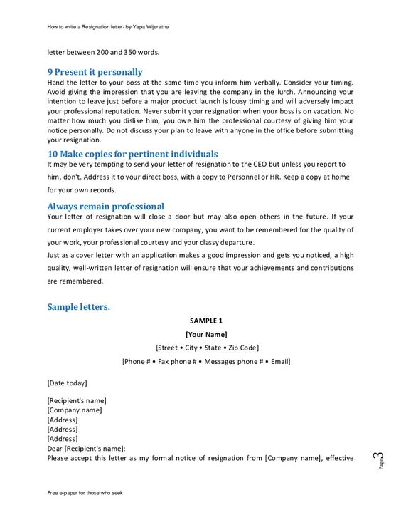 how write resignation letter yapa wijeratne thank you boss free - free bylaws how write resignation letter yapa wijeratne thank you boss free - free bylaws