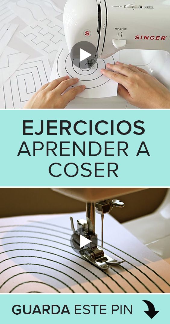 7 Ejercicios Para Aprender A Coser Como Aprender A Coser Aprender A Coser Curso Maquina De Coser