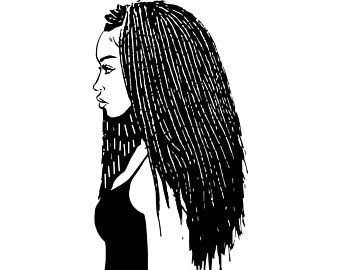 Download Afro Woman Svg Dreads Nubian Princess Queen Hair Beautiful Etsy Black Girl Magic Art Black Girl Art Afro Women