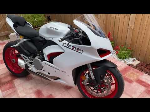 Brand New 2021 Ducati Panigale V2 (White & Red Panty) - YouTube