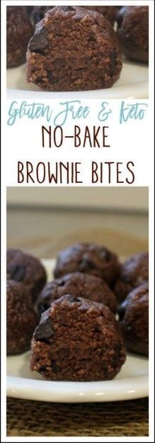 No-bake Keto Brownie Bites