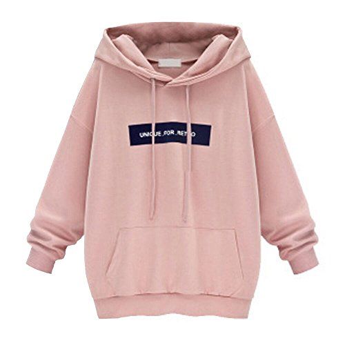 Women Letter Print Hoodie Sweatshirt Teen Girls Long Sleeve Pullover Jumper Sweater Jacket Shirts Tops