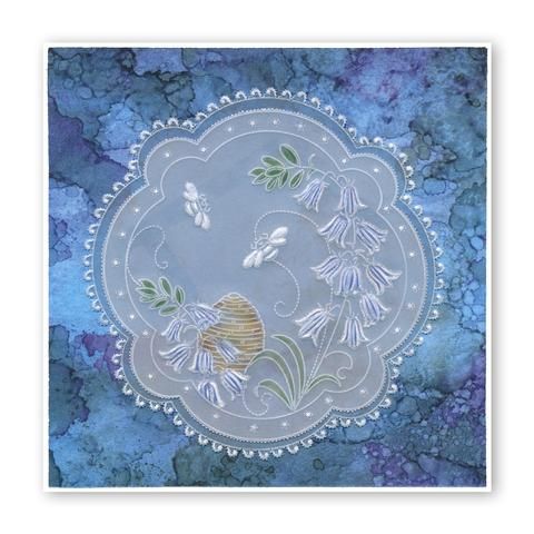 Clarity Stamps Groovi Parchment Embossing A6 Plate Barbara/'s Dragonflies