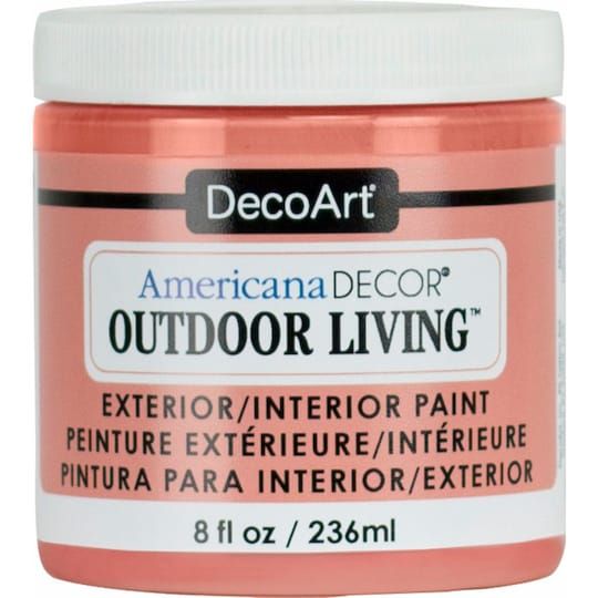 Decoart Americana Décor Outdoor Living Paint 8oz In 2021 Decor Americana Decor Outdoor Living, Patio Paint Outdoor Michaels