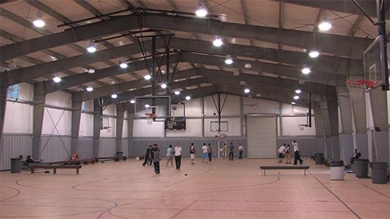 Steel Buildings Metal Building Systems Testimonials Steel Metal Buildings Buildin Indoor Basketball Court Indoor Basketball Metal Building Homes Cost