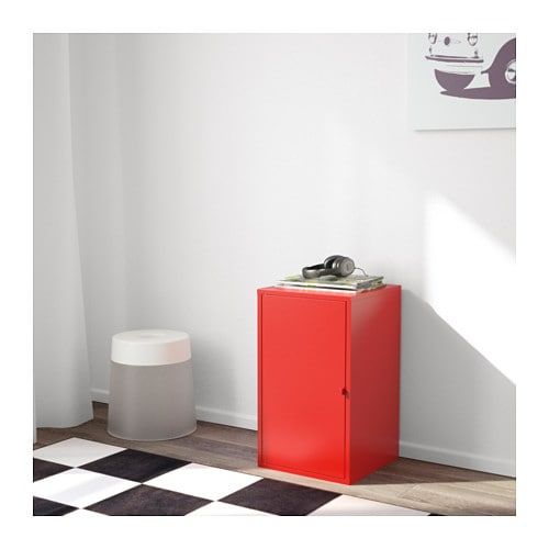 Ikea Lixhult Metal Red Cabinet Doors Ikea Lixhult Metal Red Cabinet