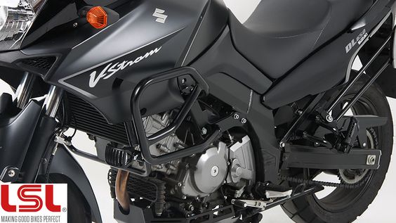 Sturzbügel - schwarz für Suzuki DL 650 V-Strom 2004-2011, V-Strom 650 L2/XT ABS 2012-2016, V-Strom 650/XT 2017- | Artikel: LSL Sturzbügel DL 650 04-11, V-Strom 650 L2/XT ABS 12-16, V-Strom 650/XT 17-, schwarz