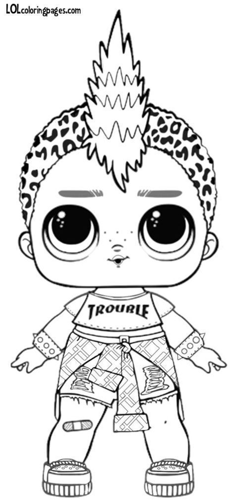 Lol Surprise Punk Boy Coloring Pages Boy Coloring Unicorn Coloring Pages Coloring Pages For Boys