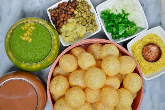 Pani Puri - My Vegetarian Roots pani-puri gol-gappa
