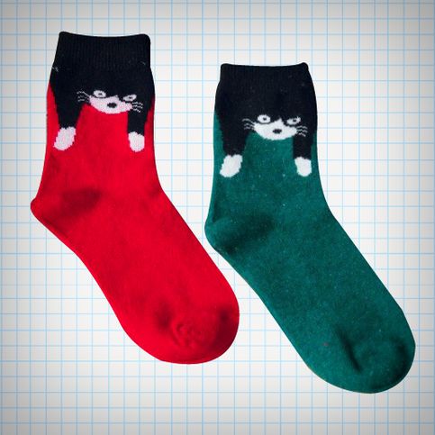 Floppy Cat Ankle Sock Set 2 Pairs From Ice Cream Cake Corap