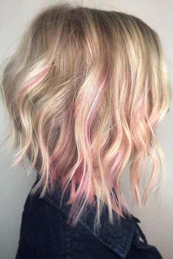 stacked bob with bangs