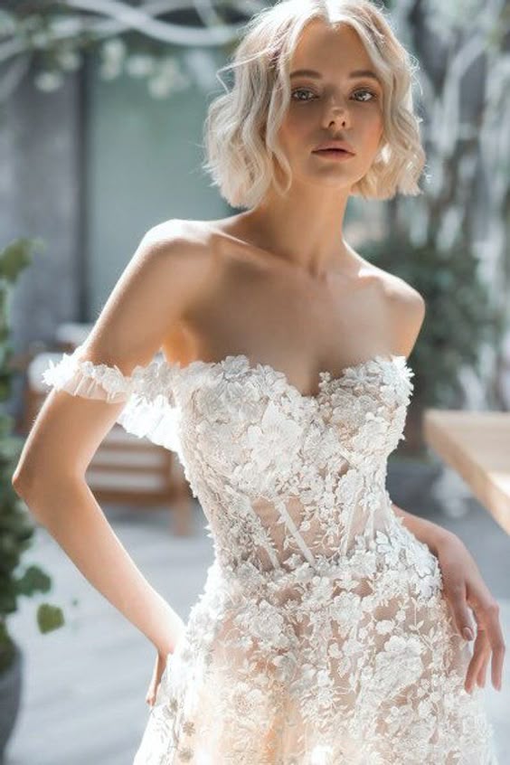 42 Off The Shoulder Wedding Dresses To See