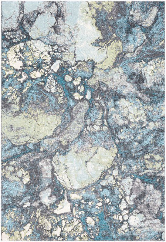 Chastain Gray Blue Green Area Rug Synthetic Rugs Modern - Chastain Gray Blue Green Area Rug Chastain Gray Blue Green Area Rug Synthetic Rugs Modern - Chastain Gray Blue Green Area Rug