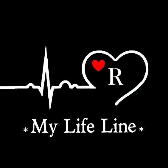 A to Z Alphabet Letter My life Line Dp pic for Fb n WhatsApp - Wallpaper DP