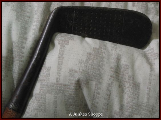 ROB ROY Hickory Wood Shaft Putter Antique Golf Club IMG4506 http://ajunkeeshoppe.blogspot.com/
