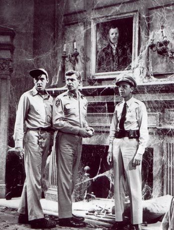 The Haunted House -Barney, Andy and Gomer Pyle (played by Jim Nabors) investigating a supposedly haunted house.