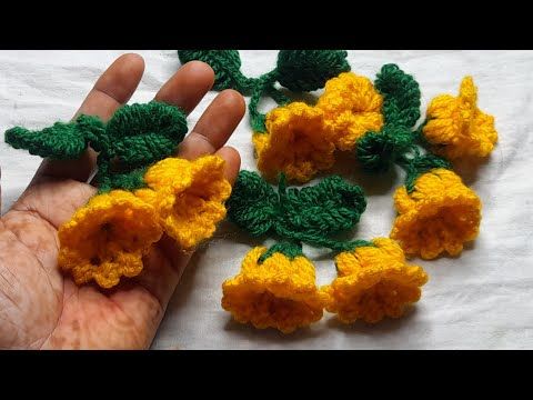 un gulab ka phool banana.crochet rose flower.new crochet design 2021.crosiya design.crosiya ka gulab - YouTube
